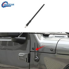 7 Inch Am Fm Antenna Radio Black For 2007jeep Wrangler Jk Jl Jt Black Parts