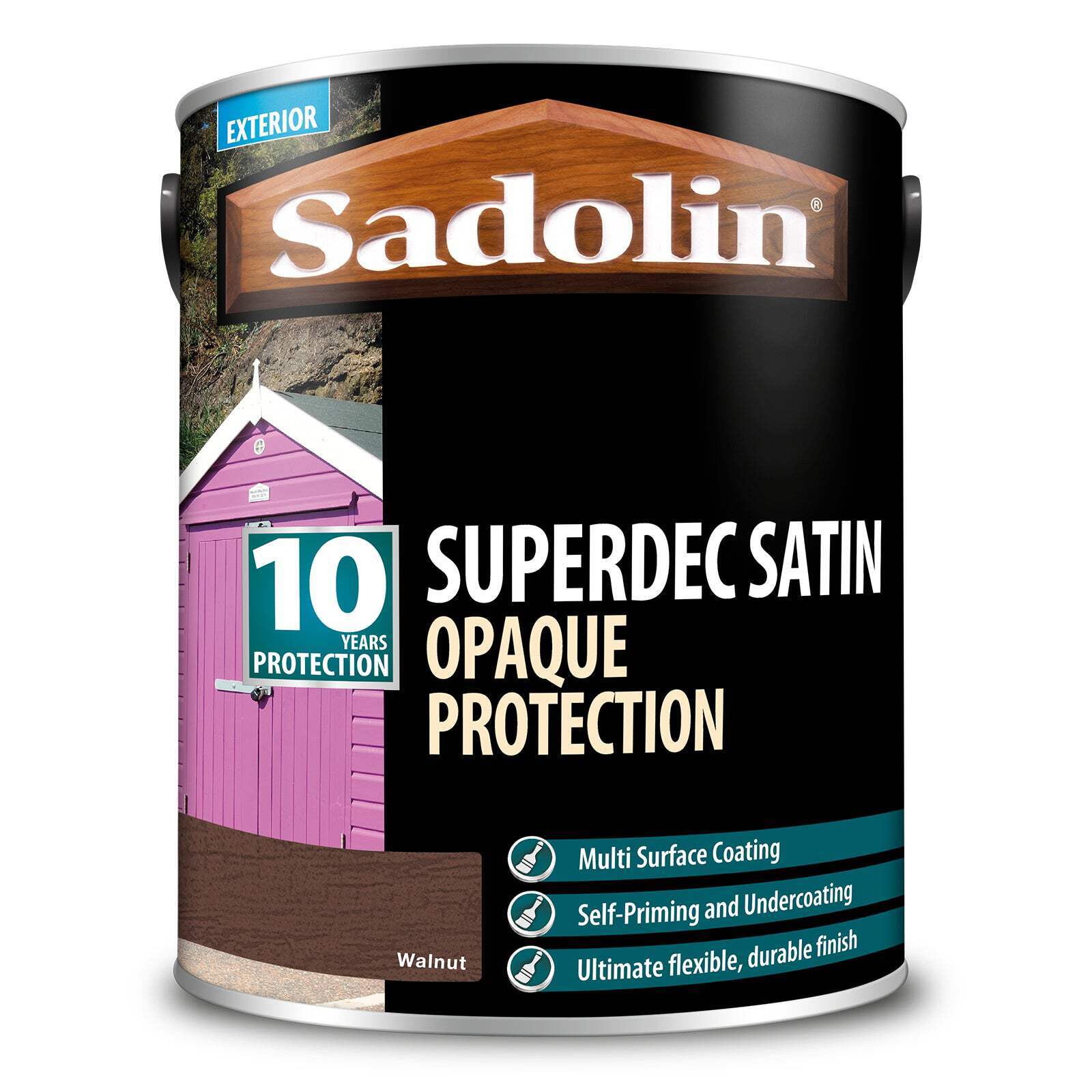 Sadolin Superdec Satin Opaque Protection Walnut