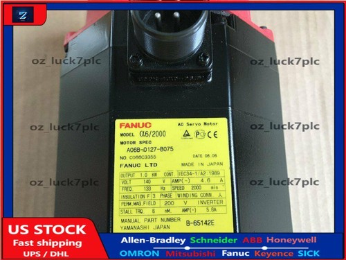 New Fanuc A06B-0127-B075 Servo Motor A06B0127B075 Fast Shipping - Picture 1 of 3