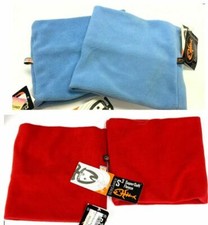 Set of 2 Blue or Red Screamer Neck Gaiters NWT Fleece Double Layer Moisture Wick