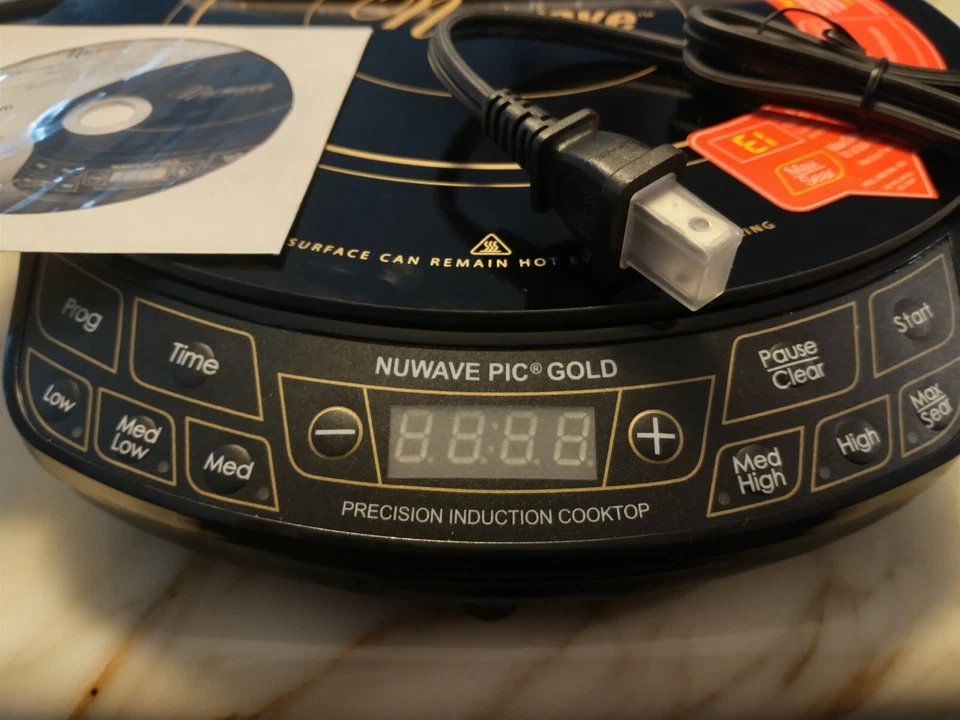 NEW Nuwave PIC Gold 12" Portable Precision Induction Cooktop, Model 30211 - Image 2 of 2