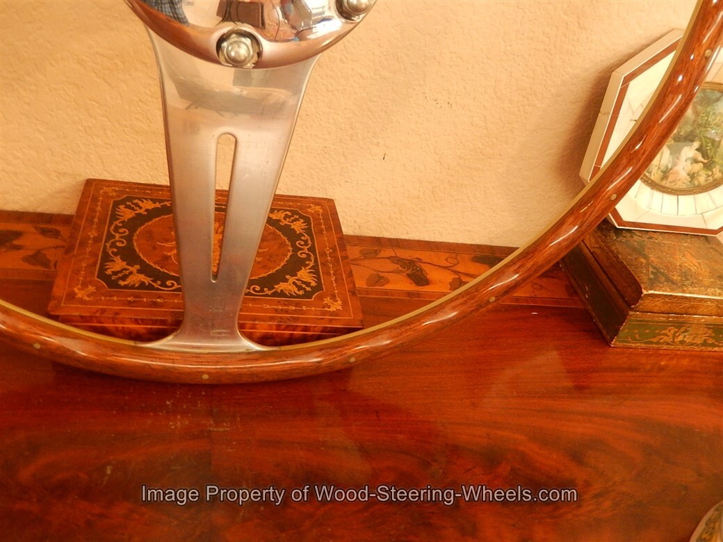FERRARI Wood Steering Wheel 42 cm NARDI Slotted Spokes  NARDI & C Original