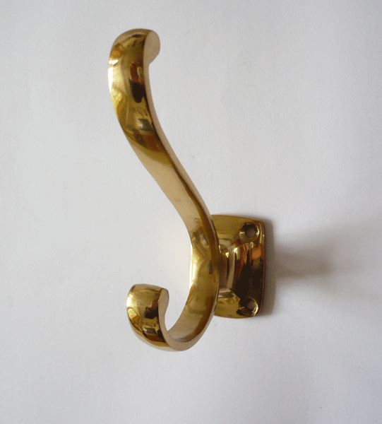 Brass Towel Hooks B&q Diall Brass-plated Small Cup Hook (L