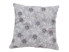 Balsam Fir Filled Pillow Snowflakes white 6"  Christmas holiday sachet potpourri