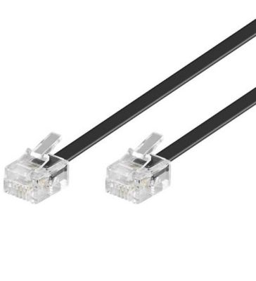 6m Modular Anschlußkabel 2 x RJ12 Stecker 6-polig belegt 1:1 Westernkabel 6P6C