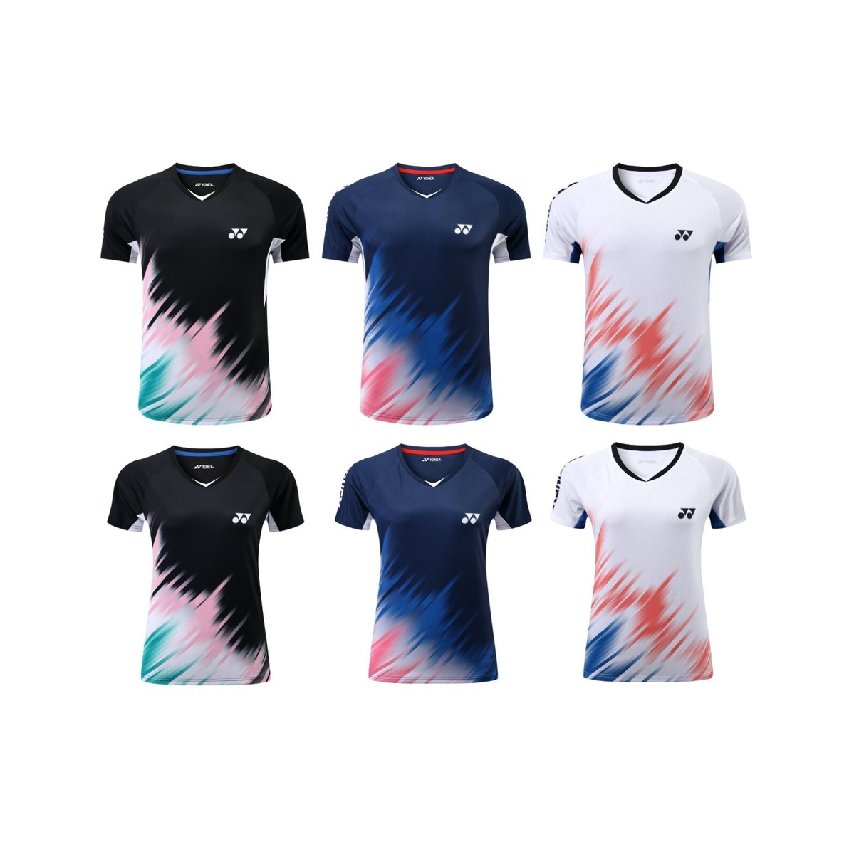 Yonex Game Wear Couple T-Shirt (Black/Navy/White) Tennis Badminton