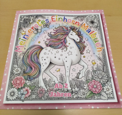 Einhorn Malbuch für Kinder ab 2 Jahren Neu & unbenutzt 54 Motive Spielzeug V4