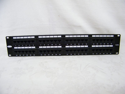 Belkin CAT5 Patch Panel 48 Ports Belkin 1R72 Wiring T568A&B E178881