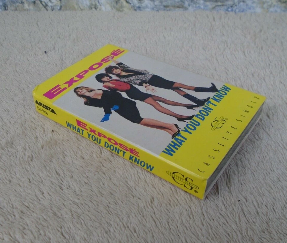 Vintage Expose Cassette Single What You Don't Know 1989 Arista - Imagem 4 de 4