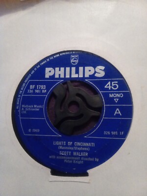 Scott Walker, Lights Of Cincinnati, 1969 - 7'' vinyl