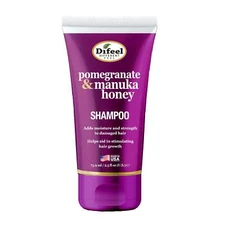 Difeel Pomegranate & Manuka Honey Sulfate-Free Shampoo - Travel Size 2.5 oz.