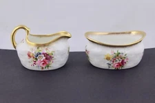 HAMMERSLEY LADY PATRICIA MEMBER OF SPODE GROUP MINI CREAMER&OPEN SUGAR BOWL-MINT