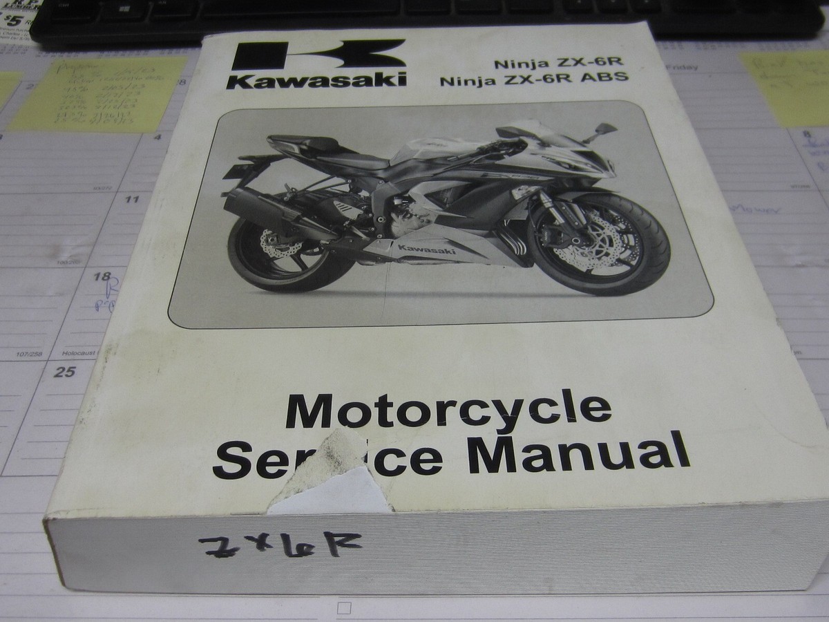 Kawasaki Ninja ZX-6R サービスマニュアル Kawasaki '13 Ninja ZX-6R/ ABS ZX636ED/FD service manual | eBay