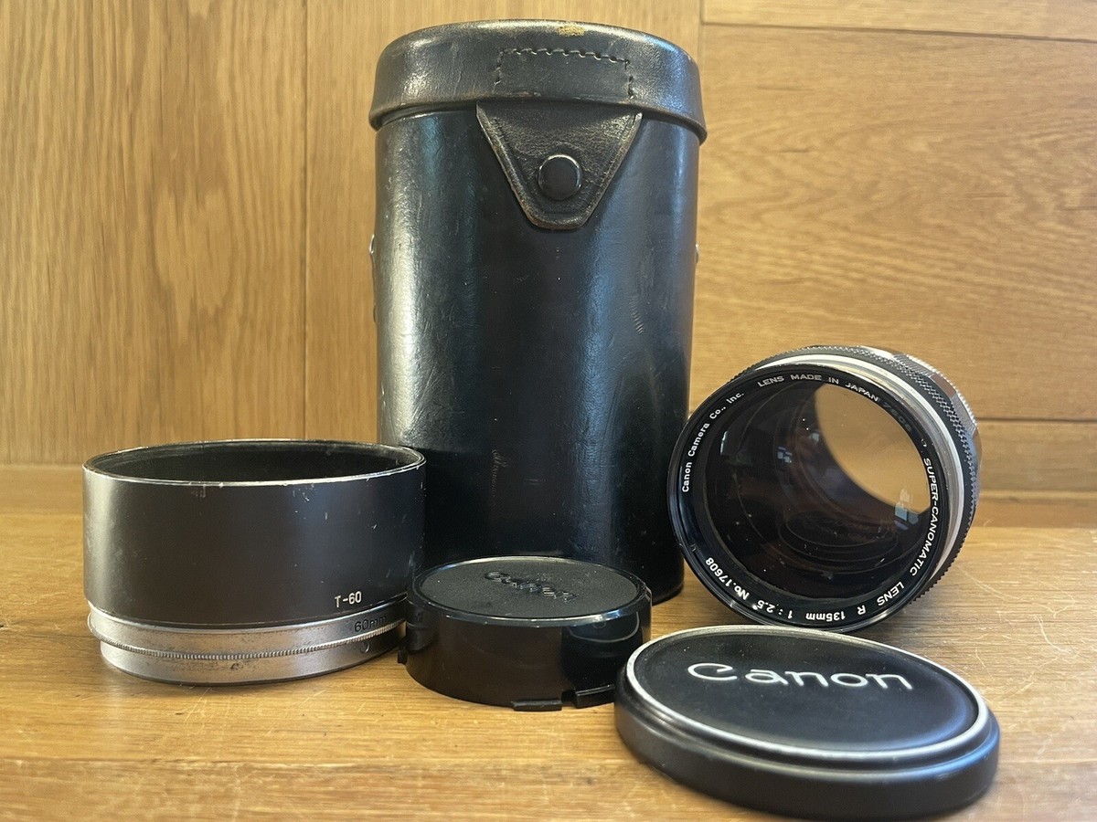 CANON SUPERCANOMATIC R 135mm1:2.5 激レアレンズ CANON SUPERCANOMATIC R 135mm1:2.5 激レアレンズ - メルカリ