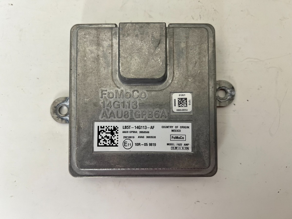 FORD EXPLORER 2020 PEDESTRIAN ALERT CONTROL MODULE OEM LB5T-14G113
