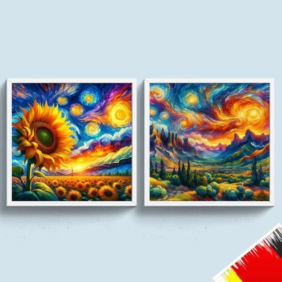 Full Embroidery Eco-cotton Thread 18CT Printed Scenery Cross Stitch Kit Artwork