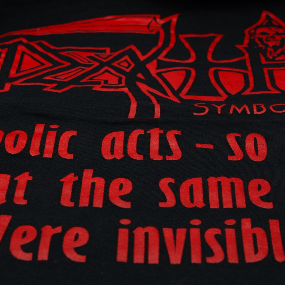 Death symbolic ツアー　Tシャツ　90s Death symbolic ツアー Tシャツ 90s