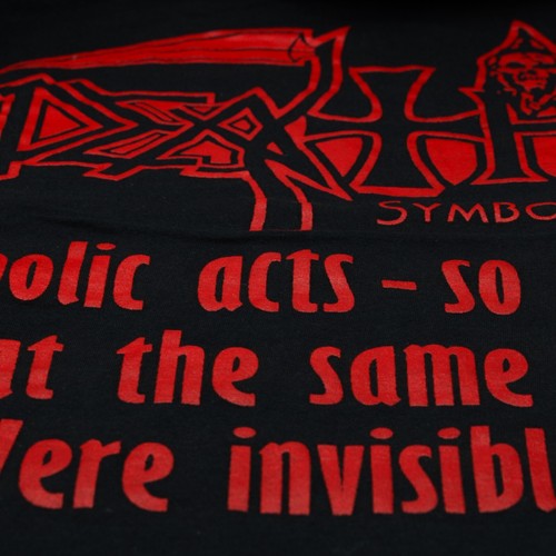 Death Symbolic (1995) Black T-Shirt. Technical Progressive Death Metal. - Picture 11 of 11