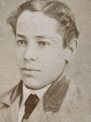 Carte De Visite CDV Precious Boy P. Walker Photographer MT. Holly N.J.