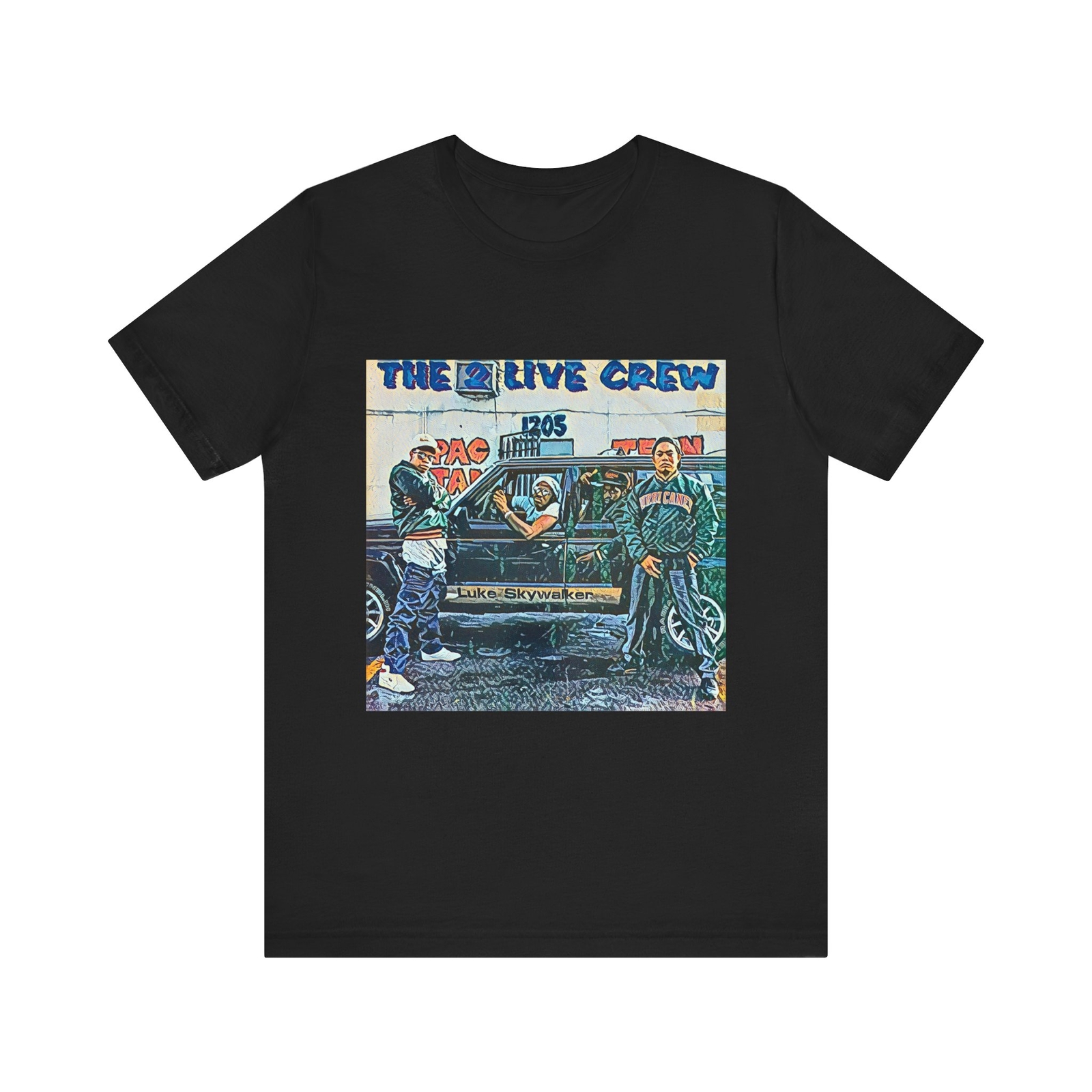 The 2 Live Crew Graphic Print Crewneck Unisex Jersey Short Sleeve Tee Shirt NEW