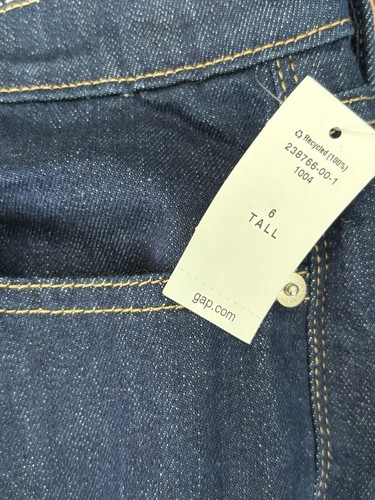 Gap 1969 Size 28 Tall Dark Wash Authentic Summer Shorts - New - Picture 6 of 7