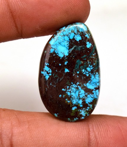 Natürlicher blauer Bisbee türkisfarbener Cabochon 24,45 Ct loser Edelstein - Bild 5 von 5