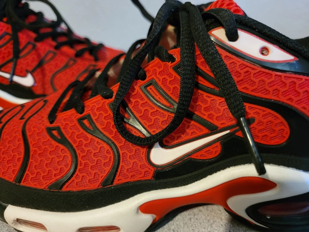 NIKE AIR MAX PLUS TXT TN KPU BLACK RED MEN&#039;S SNEAKERS RUNNING SIZE 7 | eBay