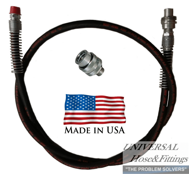 10,000 PSI HYDRAULIC JACK HOSE ENERPAC OTC 3 FT USA W/ MALE AND FEMALE