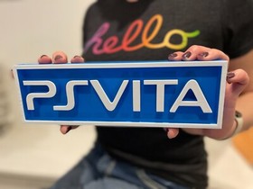 PS VITA (PLAYSTATION VITA) 3D printed game console placard, multi-color