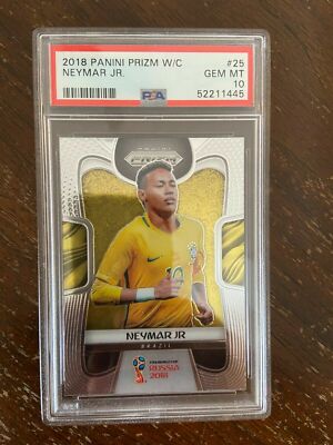 スポーツ選手 panini prizm world cup Neymar Jr auto Amazon.com: Neymar Jr. Brazil National Team Autographed 2018