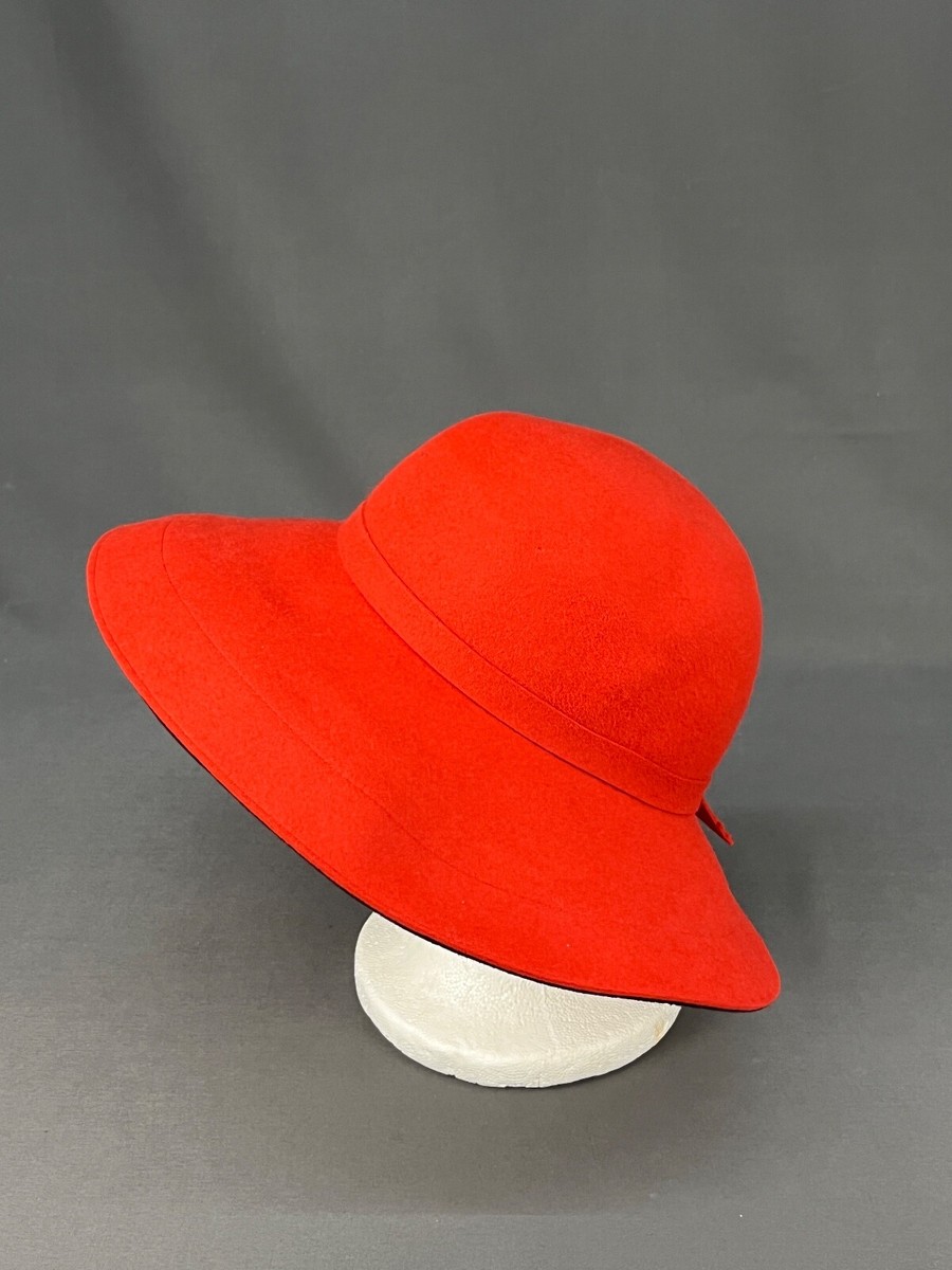 Vintage Frank Olive wide brim sun hat Frank Olive Private Collection Wide Brim Straw Hat Rose Gold  main image 3