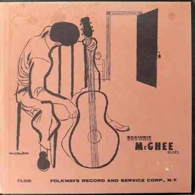 Brownie McGhee Blues 8-PAGE BOOKLET Vinyl Single 10inch NEAR MINT Folkways R