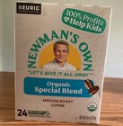  24 Keurig K Cup Pod Newmans Own Organic Special Blend Coffee Medium Recyclable — photo 1