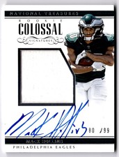 201 National Treasures Mack Hollins Rookie Colossal Signatures /99 Eagles