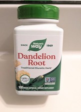 Dandelion Root 1,575 mg per serving Non-GMO Nature's Way Gluten Free Vegetarian
