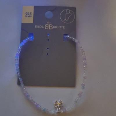 Bijou Brigitte 925 Sterlingsilber Armband mit Perlen & Charms silber/mehrfarbig