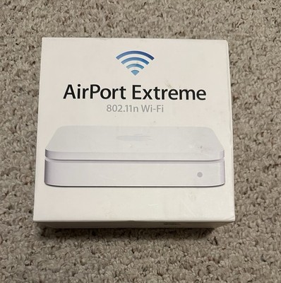 Apple AirPort Extreme 802.11n Wi-Fi Router w/ Original Box & Power Cable