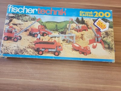 Fischertechnik Grundkasten 200 - guter Zustand - VOLLSTÄNDIG - OVP -OBA -Blister