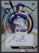 2023 Nick Pratto Topps Finest Refractor  Auto  RC     #FA-NP (F1393) $6 MAX SHIP