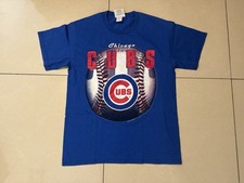 1998 Chicago Cubs - Vintage MLB Blue Tee Men  s Size Medium