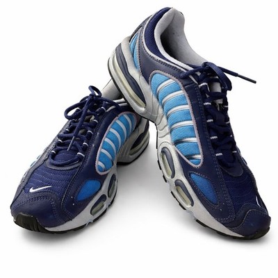 Nike Air Max Tailwind IV AQ2567-401 Men s Blue Navy Silver Running Shoes 8.5