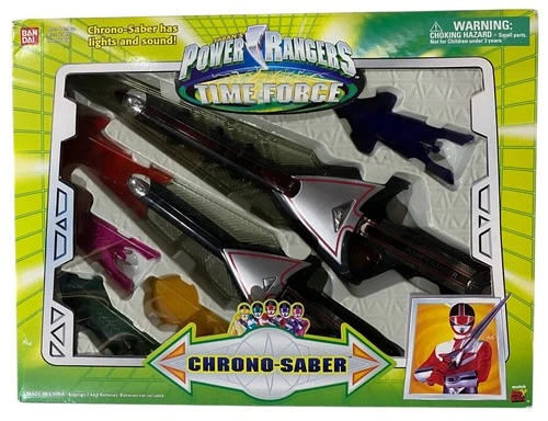 Power Rangers Time Force Chrono-Saber NEW SEALED Vintage 2000 ChronoSaber Bandai