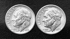 1956 P&D 10c SILVER  Roosevelt Dime Year Set. GEM  BU  FREE Shipping  (R024)