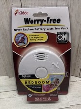 Kidde Smoke Alarm P3010B Ten-Year Worry Free Talking Smoke Alarm