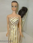 VINTAGE BARBIE FASHION QUEEN WIG WARDROBE DOLL 870 NICE FACE w/ LAME SUIT WIGS