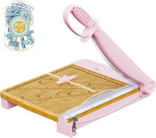 12 Inch Heavy Duty Paper Cutter, Wood Guillotine Paper Cutter  Paper Trimmer, 3
