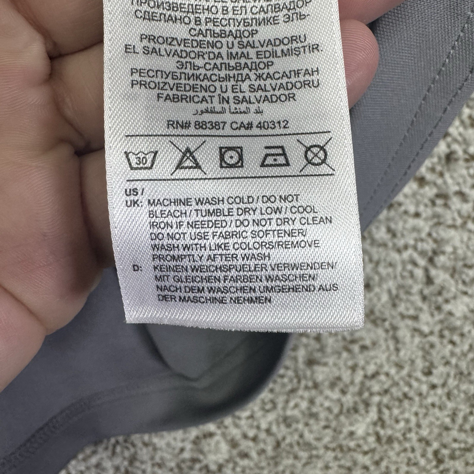 Oakmont Country Club Polo Shirt Men's Medium Gray Adidas Primegreen Golf Stretch thumbnail 9