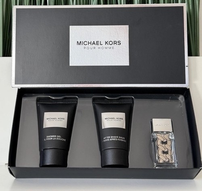 #ad Michael Kors Pour Homme 3 Piece Gift Set Beautifully Boxed New In Box $22.00