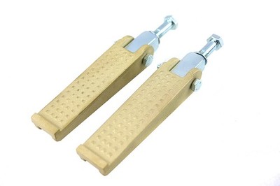 Anderson Chopper Style Footpeg Set Brass for Harley-Davidson