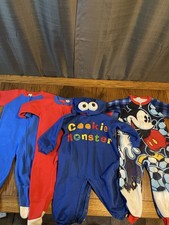vtg sesame street rompers 2T-3T Boys Set Of 4